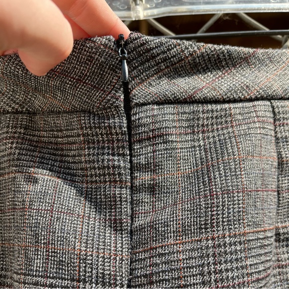 Pleated Mini Skirt With Sailor Style Buttons Down Front - Picture 3 of 6